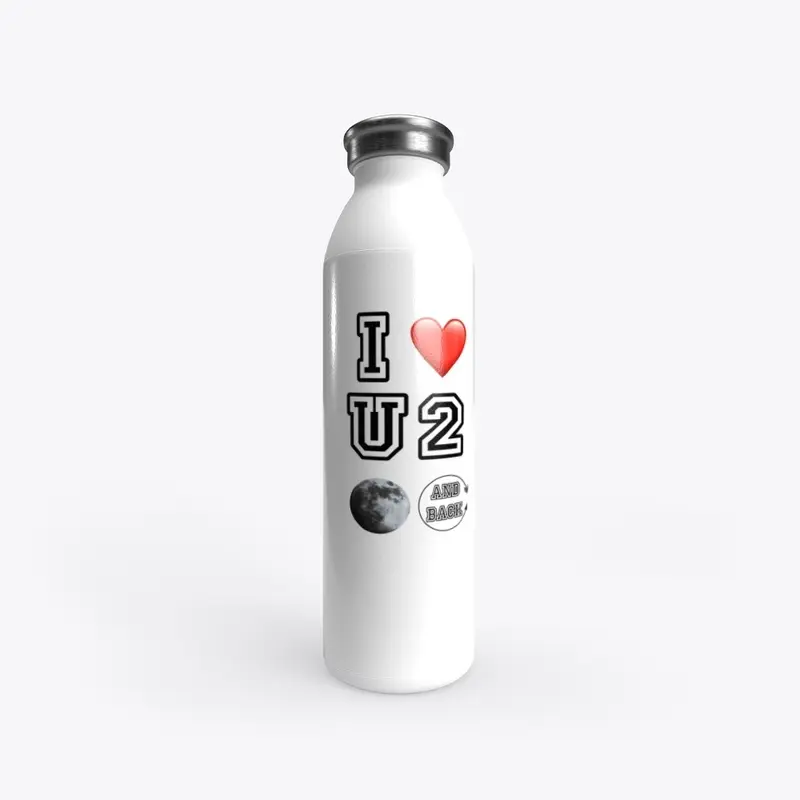 I <3 U Water Bottle